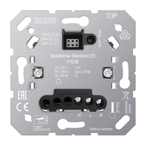 Tryckdimmer 1-kan 20-420W / 3-100W LED utan trappkoppling