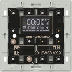 Room controller display compact module, 3-gang, F40